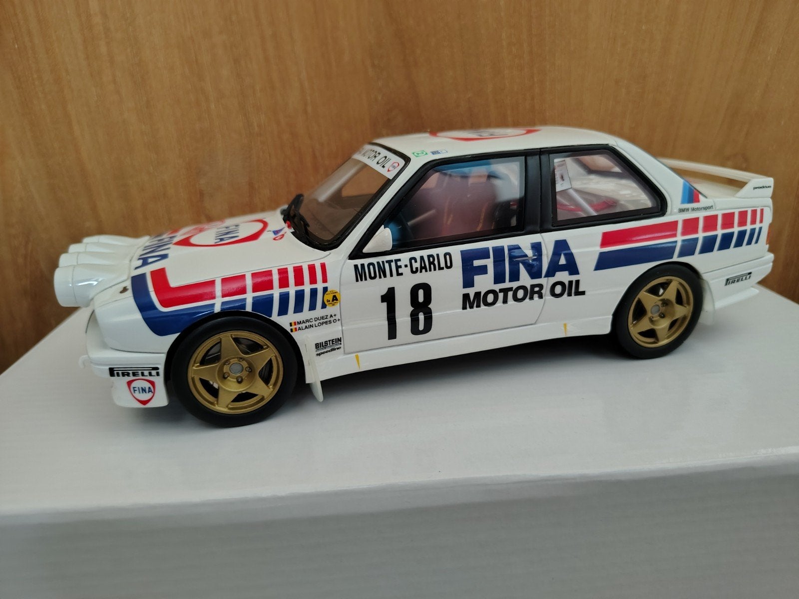 BMW M3 Otto Duez 1/18, Enlèvement