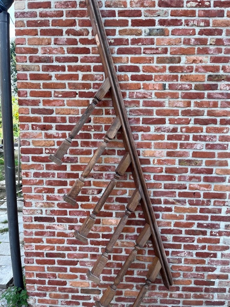 Eiken trapleuning, Doe-het-zelf en Bouw, Ophalen, Zo goed als nieuw, Trap
