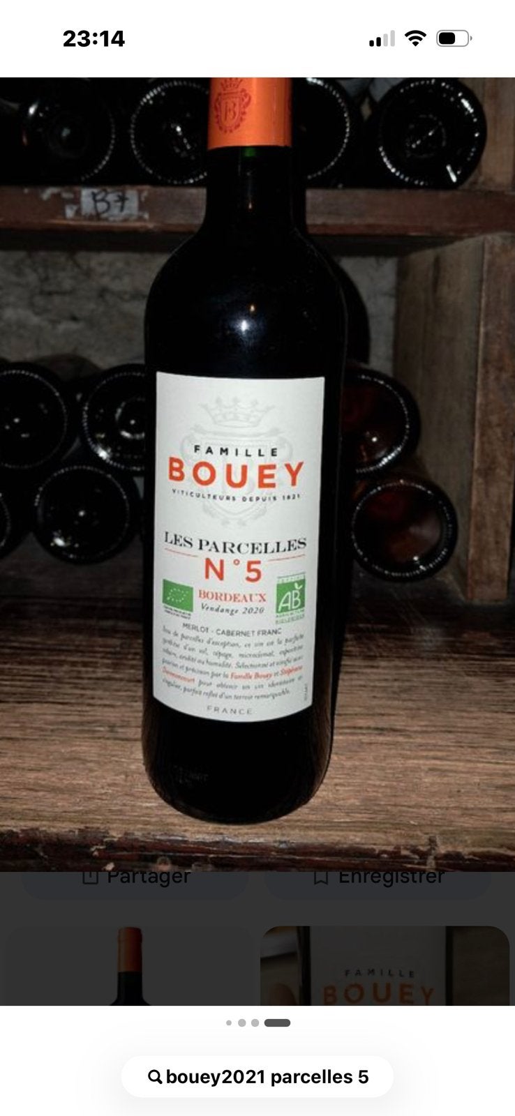 Lot de vin rouge bordeaux Famille BOUEY 2021, Neuf, Enlèvement, Vin rouge, France