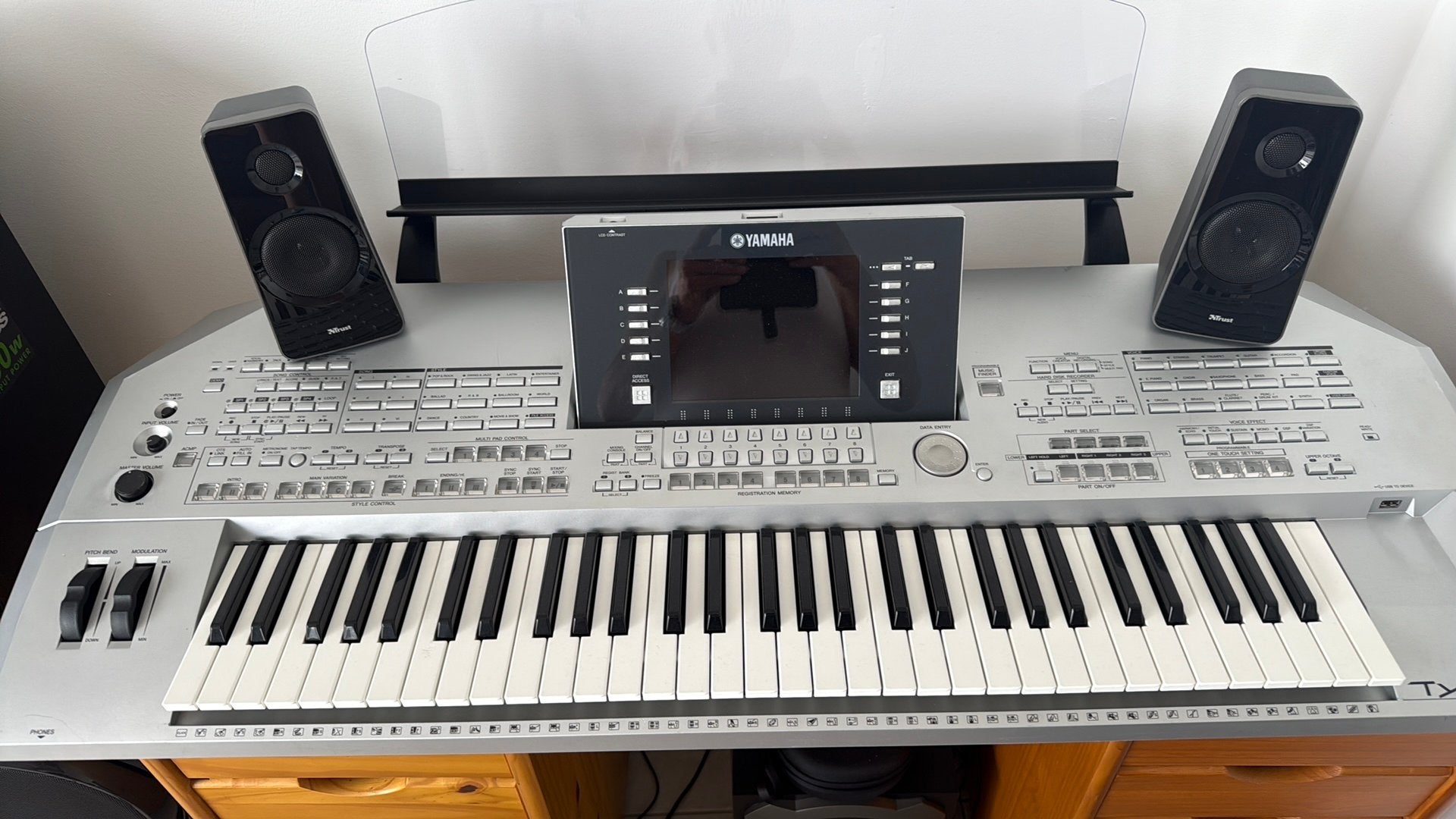 Tyros 2, Musique & Instruments, Claviers, Enlèvement, Comme neuf, Yamaha, Sensitif