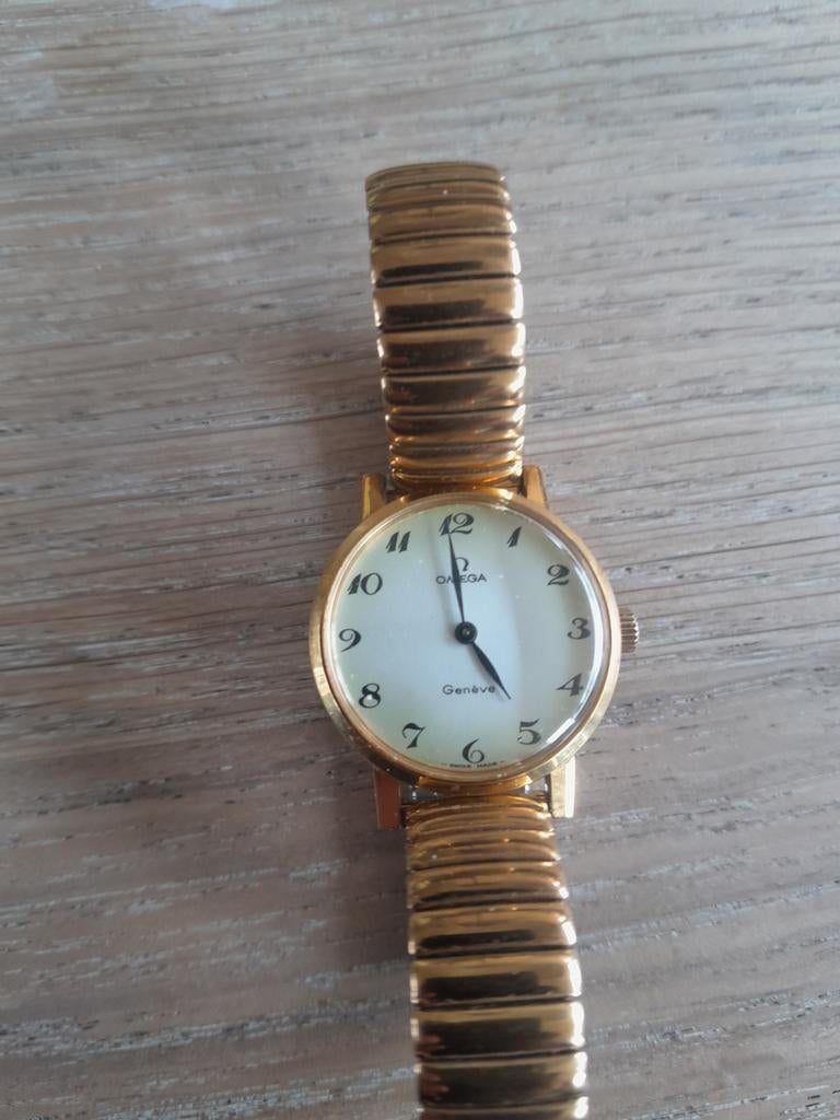 omega damesuurwerk, Overige merken, Staal, Polshorloge, Ophalen of Verzenden