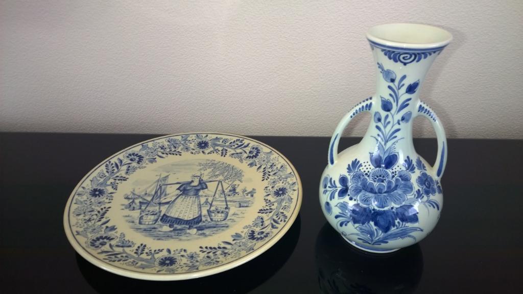 Delfst blauw - gemerkt, Ophalen of Verzenden