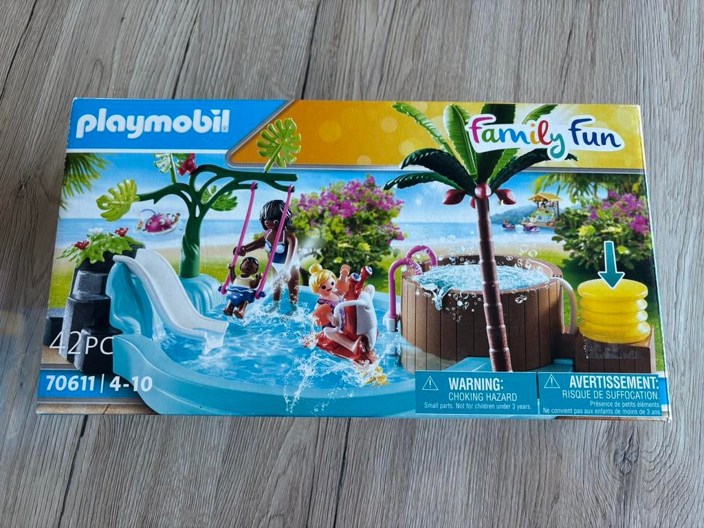 Playmobil kinderzwembad 70611, Ophalen, Zo goed als nieuw, Complete set
