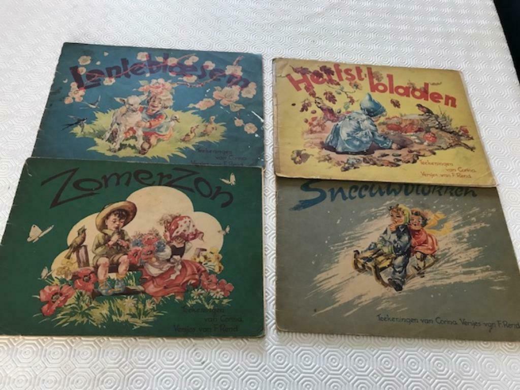 4 geïllustreerde kinderboeken -  ca 1940, Enlèvement ou Envoi