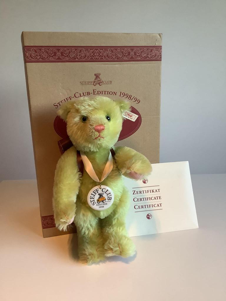 Teddy Steiff en édition limitée, Collections, Enlèvement ou Envoi, Comme neuf, Ours en tissus, Steiff