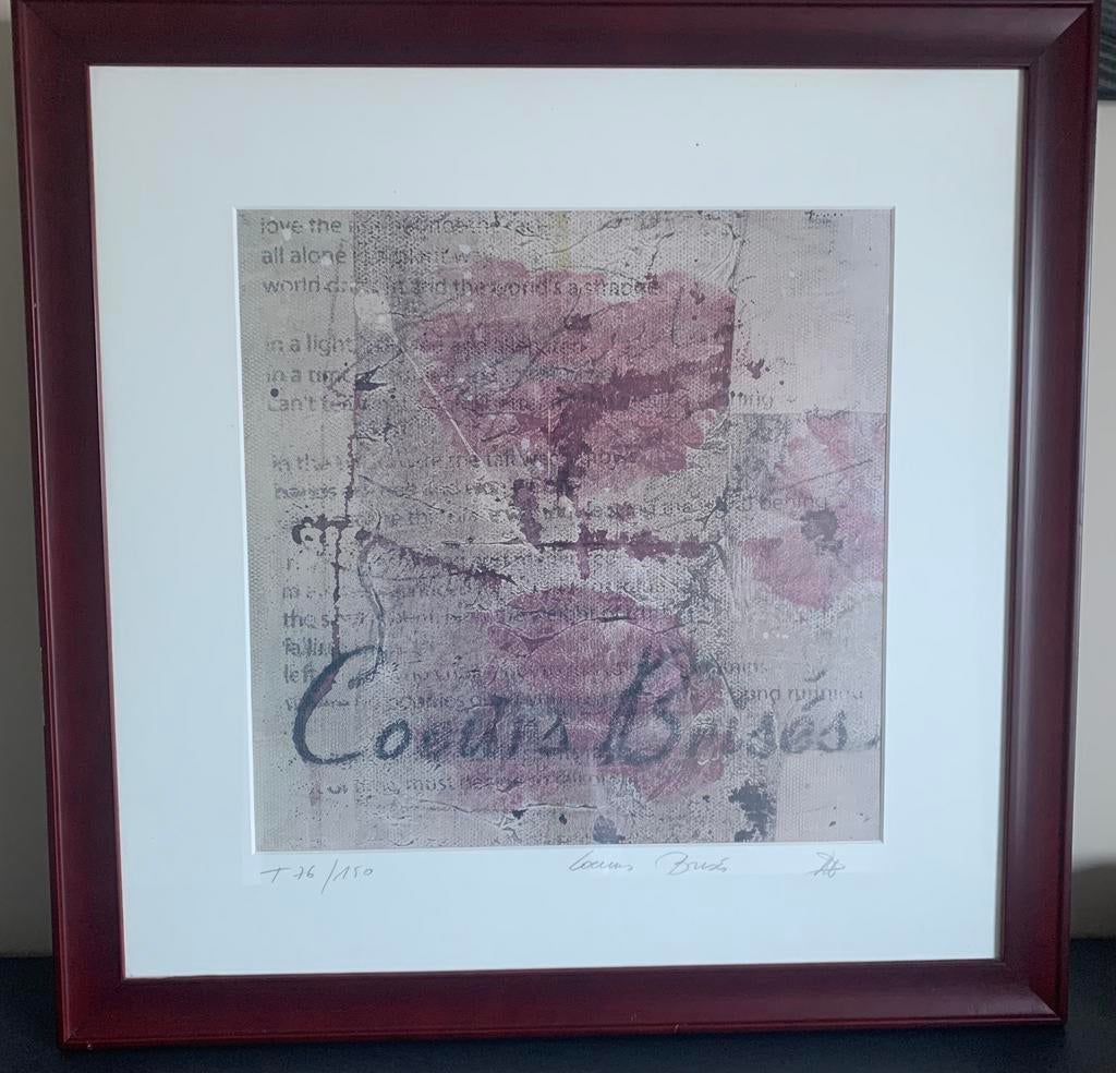 Originele litho van Natacha Pirnay, genummerd en gesigneerd, Enlèvement