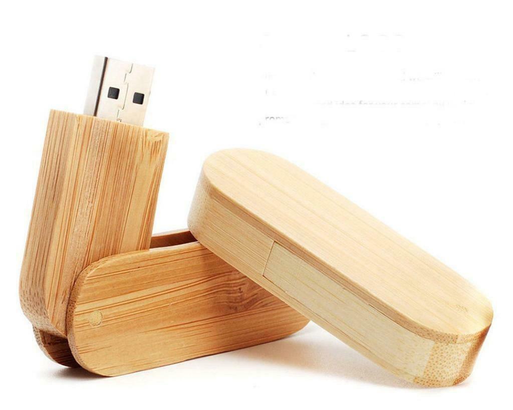 Wooden Swivel 32GB USB 2.0 Flash Memory Stick, Computers en Software, USB Sticks, Ophalen, Nieuw