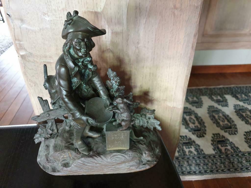 beeld van jager hoogte 24 cm zamak, Ophalen