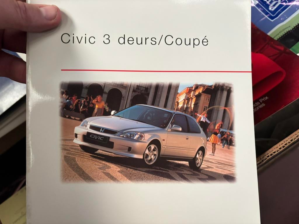 Honda Civic EJ/EK 1999-2001, catalogue, Enlèvement ou Envoi, Honda