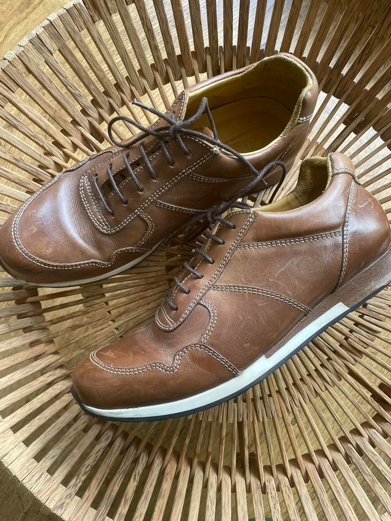 Paraboot. Lederen lace up schoenen/sneakers. Maat 40, Kleding | Heren, Bruin, Ophalen of Verzenden, Paraboot, Sneakers