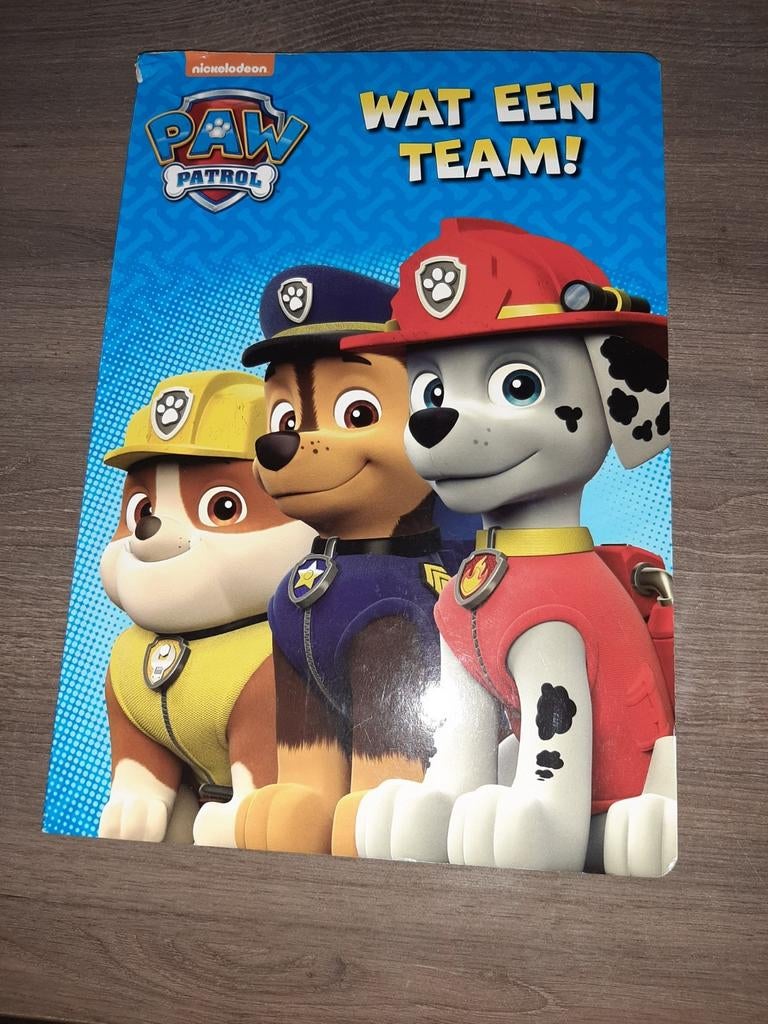 Kinderleesboekje Paw patrol wat een team, Ophalen, Zo goed als nieuw