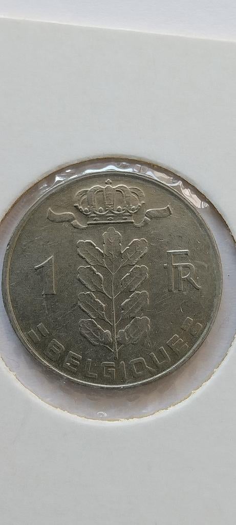 1 frank 1977 frans, Postzegels en Munten, Munten | België, Verzenden, Metaal, Losse munt
