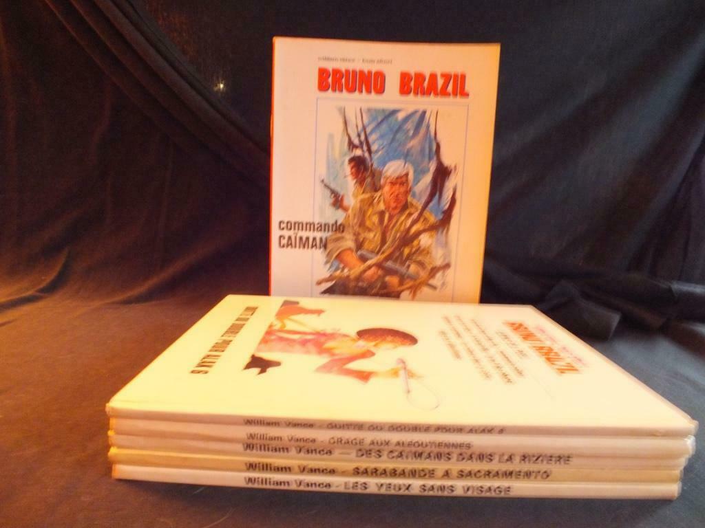 BRUNO BRAZIL (1O ALBUMS / 8 E.O).     EDITIONS DU LOMBARD, Série complète ou Série, Enlèvement ou Envoi, Utilisé, VANCE-ALBERT