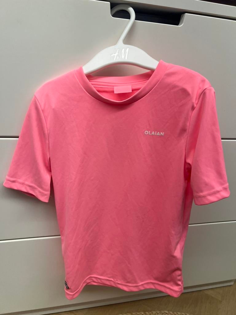 UV shirt Decathlon - maat 5/6 jaar, Kinderen en Baby's, Kinderkleding | Kinder-zwemkleding, Ophalen, Zo goed als nieuw, Zwem-accessoire