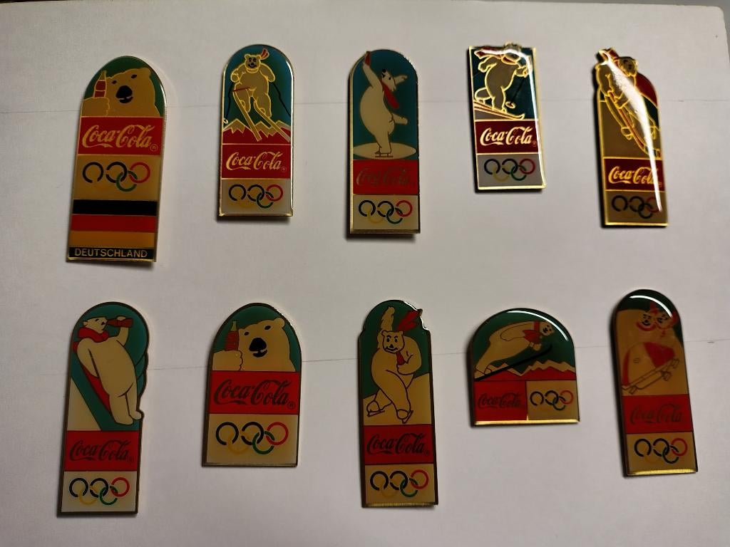 10 épingles vintage Coca Cola 1994, Collections, Enlèvement ou Envoi, Comme neuf, Autres types