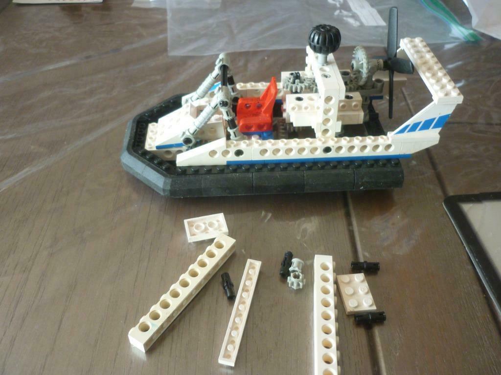 lego 8824 hovercraft 2 en 1, Ophalen of Verzenden, Gebruikt, Complete set, Lego