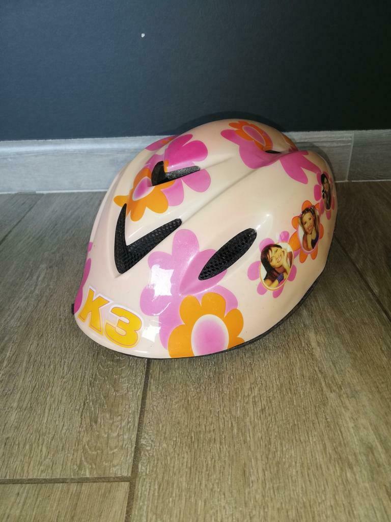 K3 kinderfietshelm. maat 50-56., Fietsen en Brommers, Ophalen, Gebruikt, M