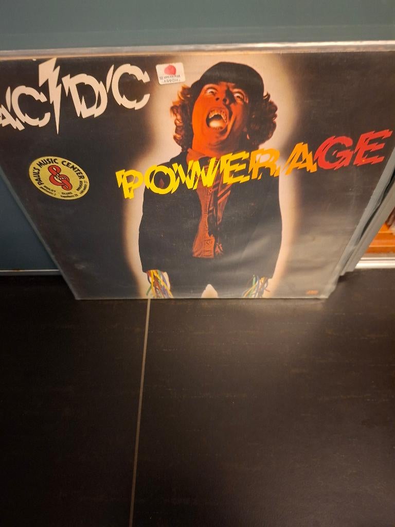 lp - ac/dc - powerage - vak 17, Ophalen of Verzenden, Gebruikt