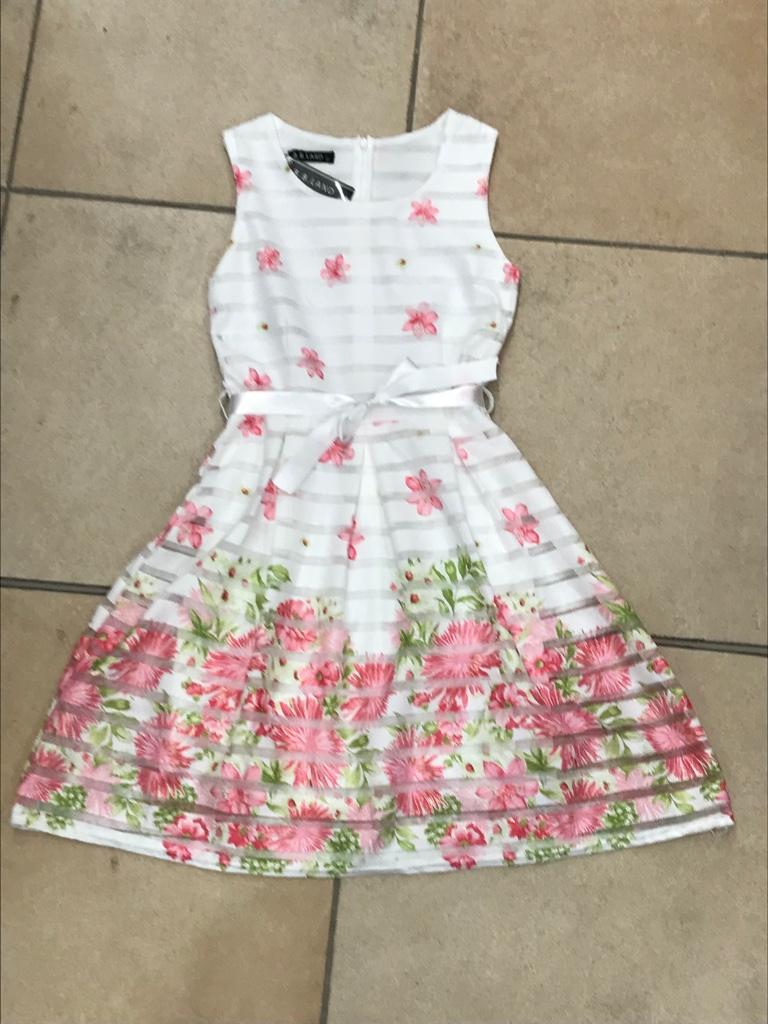Zomer kleedje feest communie lentefeest, Kinderen en Baby's, Kinderkleding | Maat 122, Verzenden, Nieuw, Meisje, Jurk of Rok