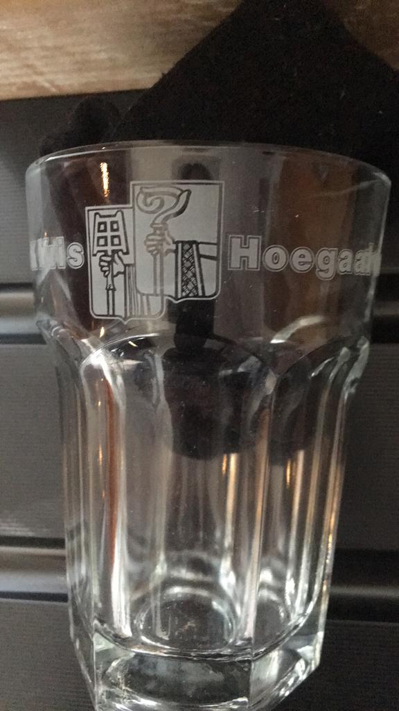 6 bierglazen Hoegaarden brouwerij De Kluis, Ophalen of Verzenden, Nieuw, Glas of Glazen, Overige merken