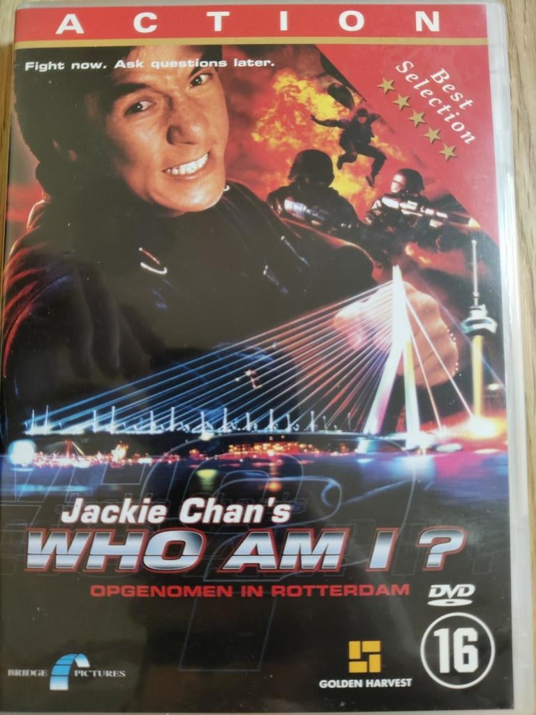 Who Am I? (1998) (Jackie Chan) DVD, Ophalen of Verzenden, Zo goed als nieuw