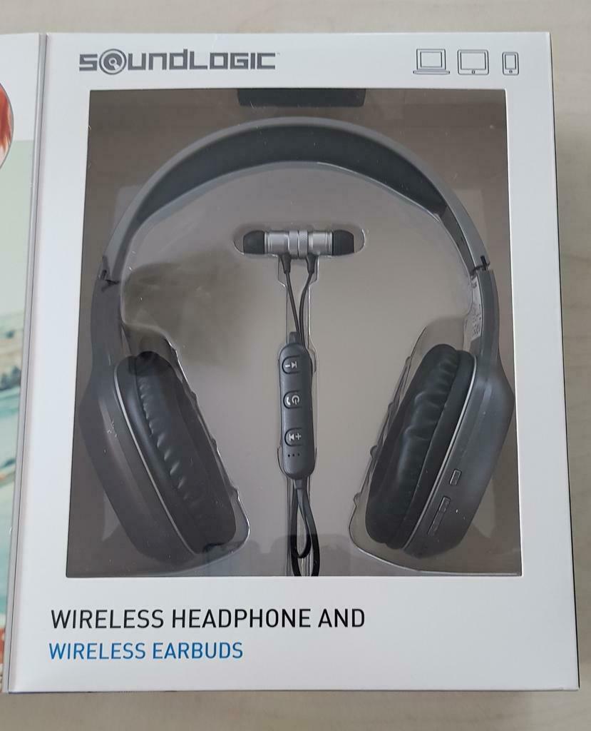 Draadloze hoofdtelefoon en oortjes - NIEUW - Soundlogic, Ophalen of Verzenden, Nieuw
