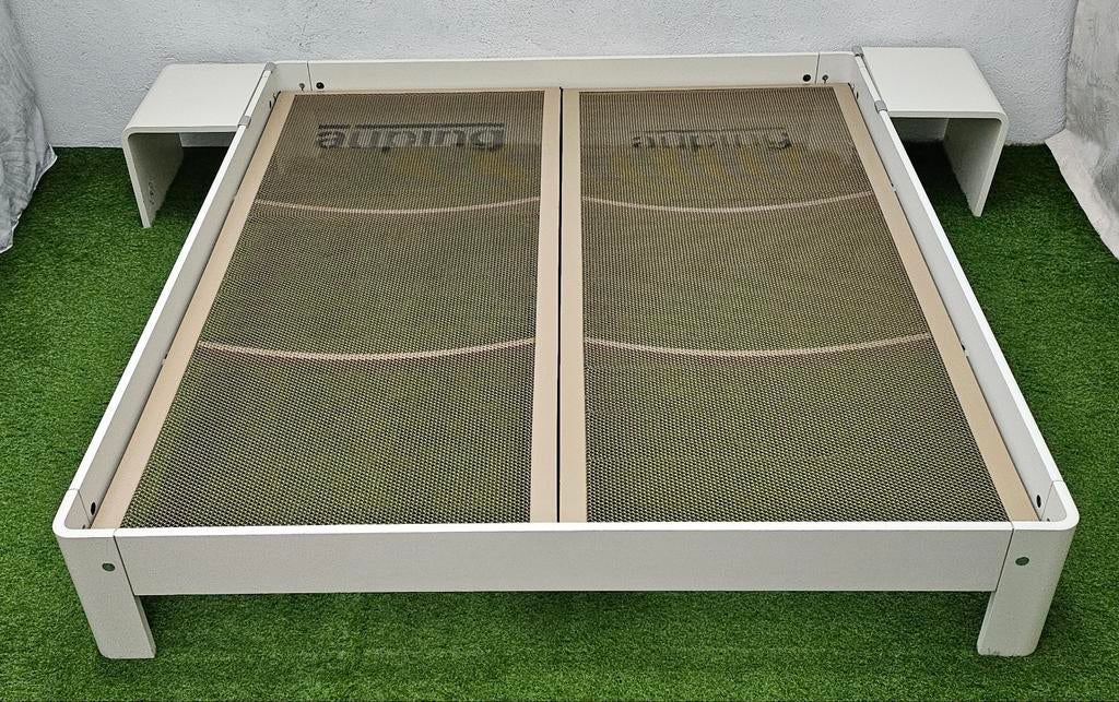 Auping Auronde Bed 180x200cm met 2 Bijzettafeltjes, Ophalen of Verzenden, Zo goed als nieuw