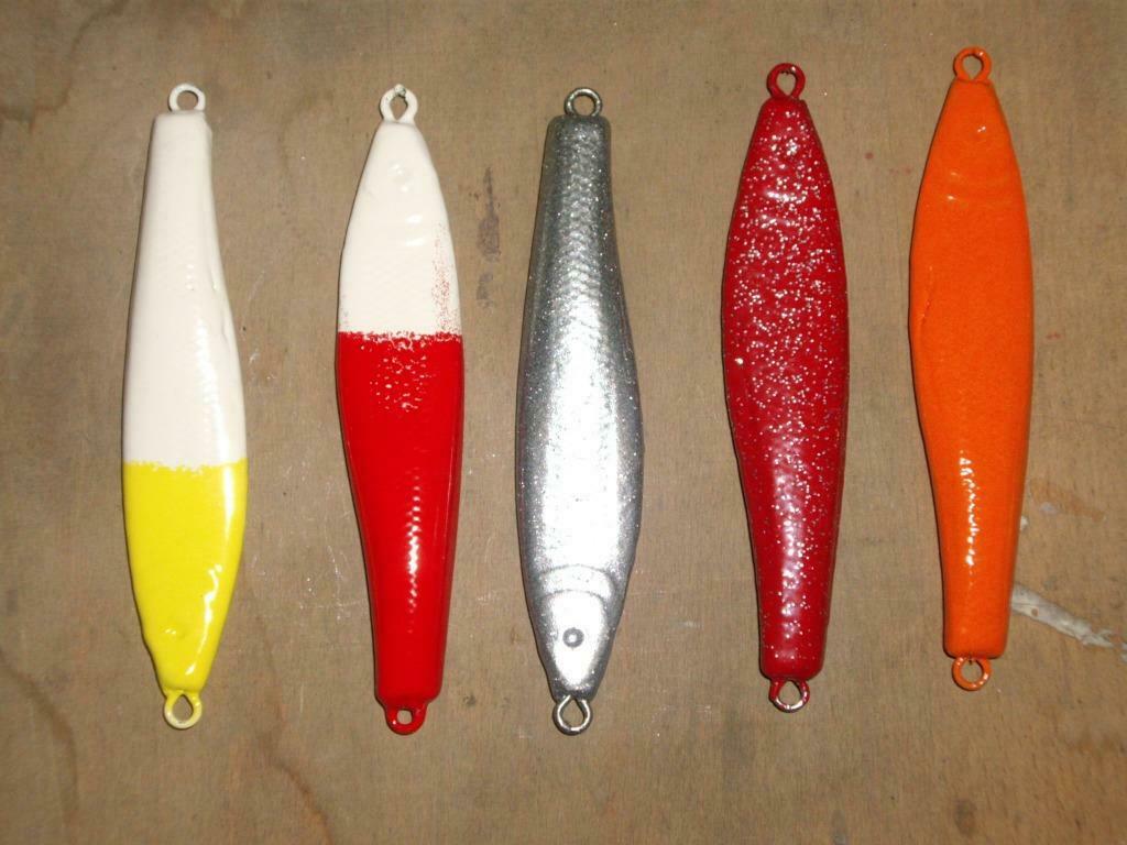 jensens pilkers 65, 85, 105, 110 125, 165a170,180,250, 350gr, Ophalen of Verzenden, Nieuw, Dobber of Lood