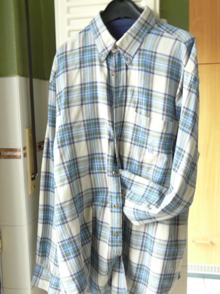 Chemise à carreaux « Crossover » pour hommes taille L, Enlèvement, Porté, Crossover, Tour de cou 41/42 (L)