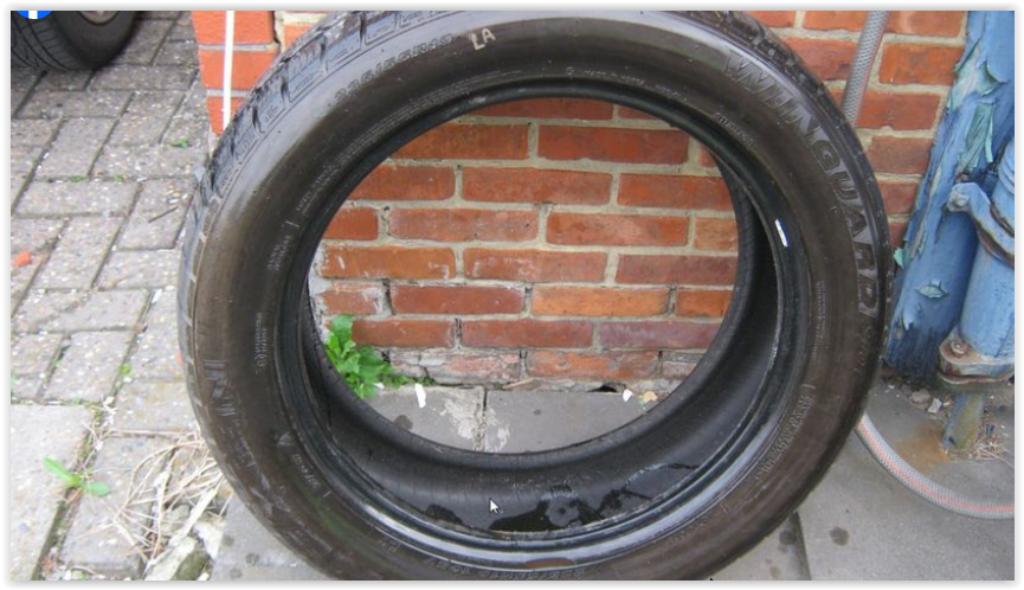 1 band 235 / 55 /R19, Ophalen of Verzenden, Gebruikt