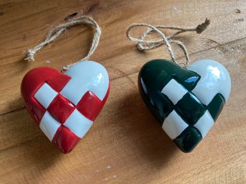 HARTEN DOLOMIET ROOD- DKR GROEN 7x7 cm NIEUW, Enlèvement ou Envoi