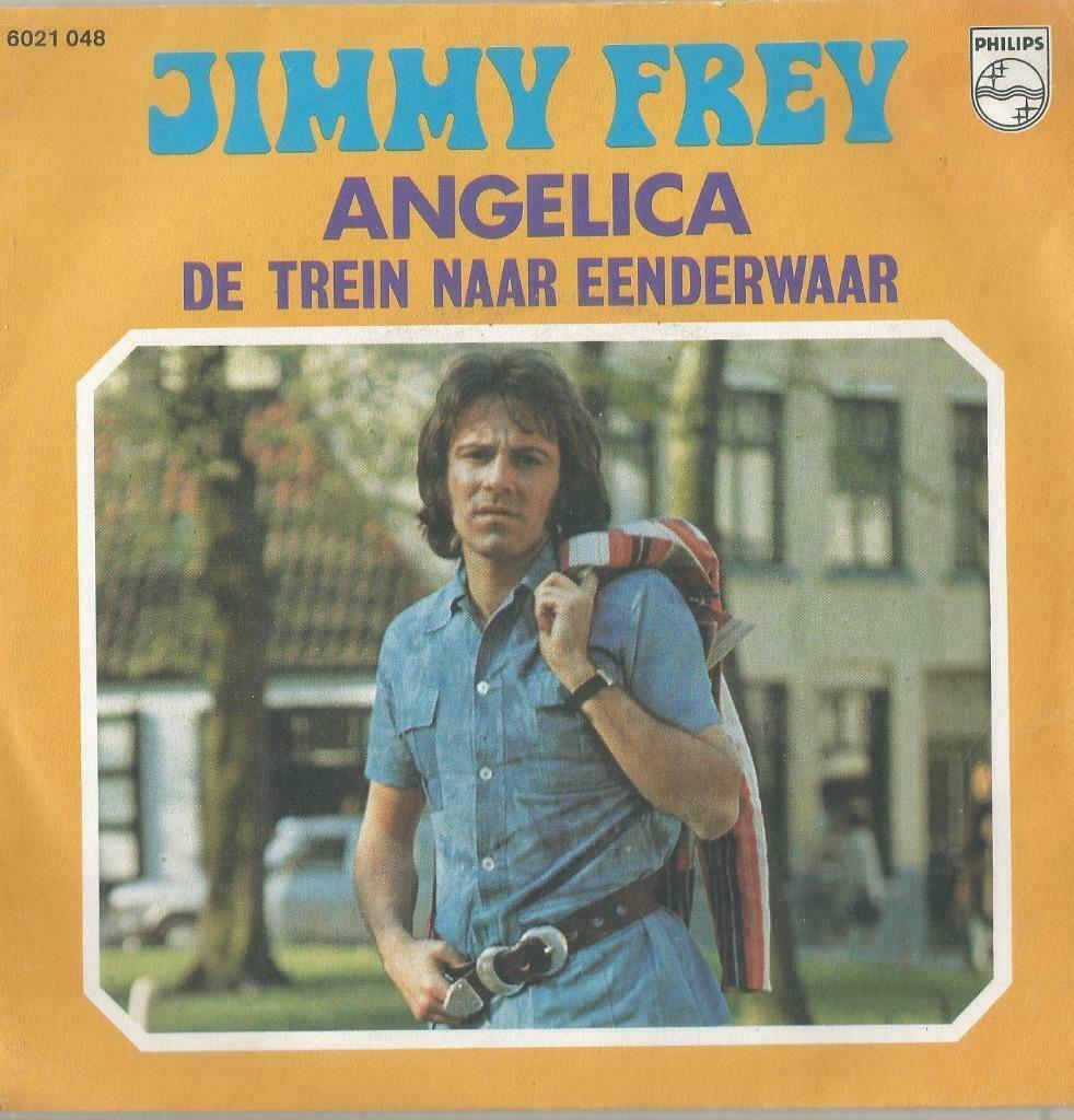 Jimmy Frey – Angelica / De trein naar Eenderwaar – Single, Ophalen of Verzenden, Gebruikt, Nederlandstalig