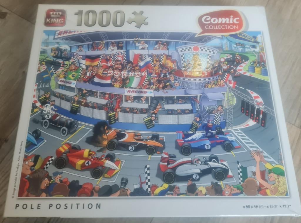 Puzzel 1000 Formule 1, Ophalen of Verzenden, Zo goed als nieuw