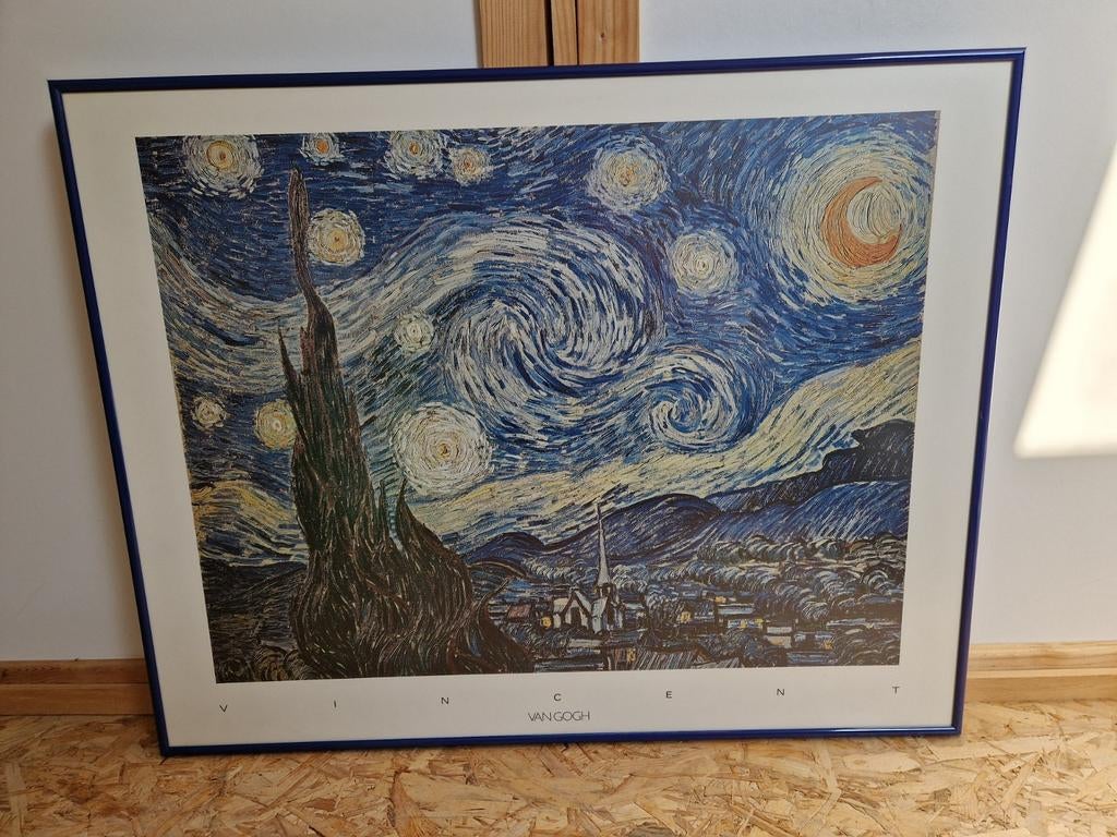 Fotolijst De sterrennacht Van Gogh, Ophalen, Zo goed als nieuw