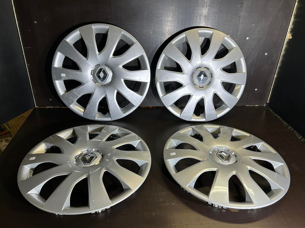 4  enjoliveurs Renault trafic Megane clio scenic laguna 16", Autos : Divers, Enjoliveurs, Comme neuf, Enlèvement ou Envoi