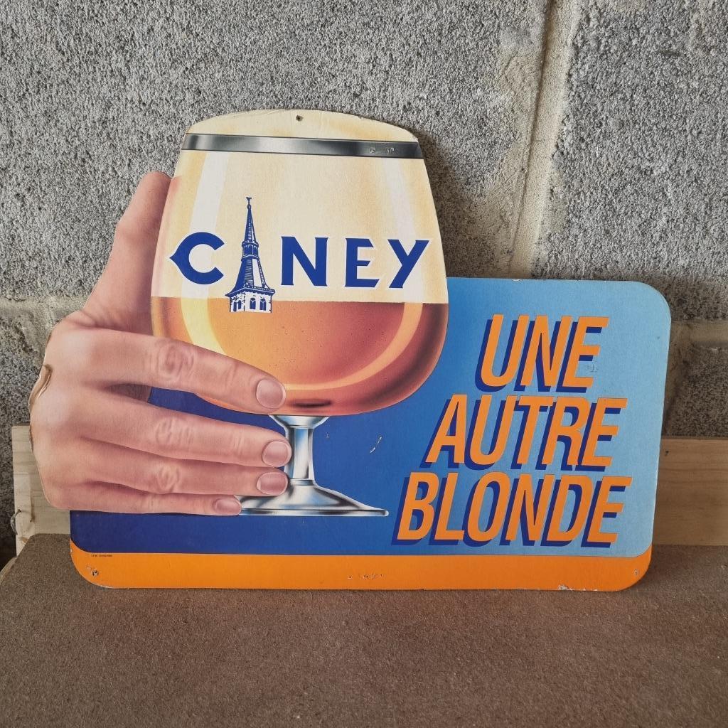 Publicité Ciney, Enlèvement ou Envoi, Utilisé, Panneau, Plaque ou Plaquette publicitaire, Autres marques