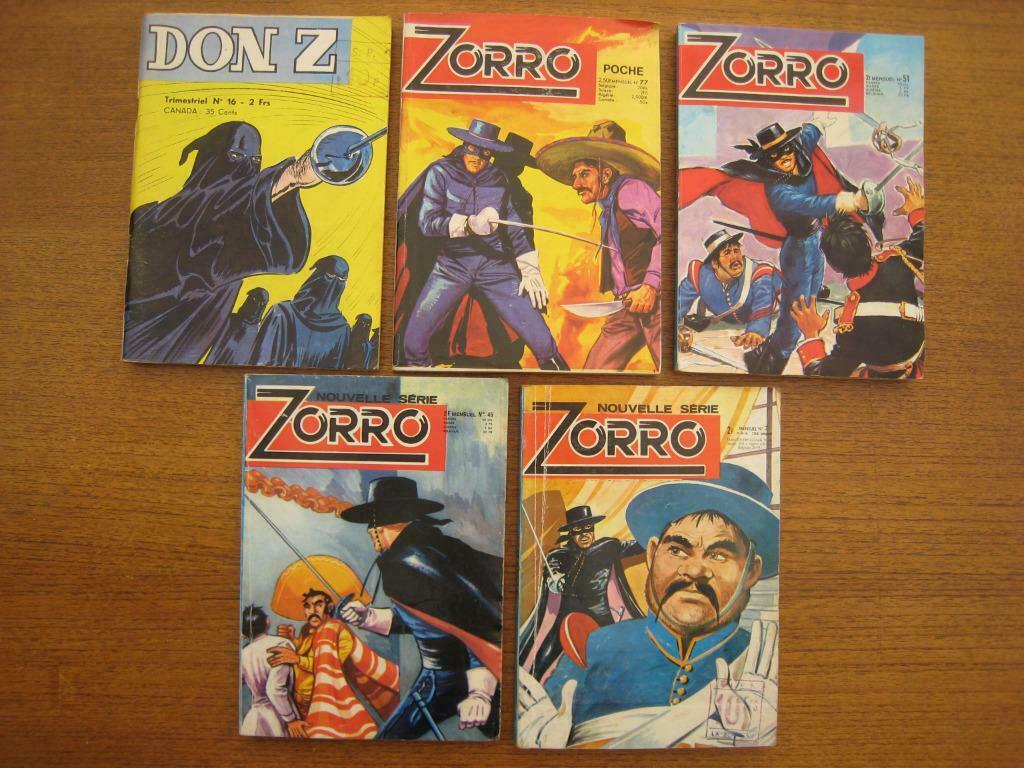 comics pocket pour adulte Zorro, Plusieurs comics, Envoi, Utilisé, Europe