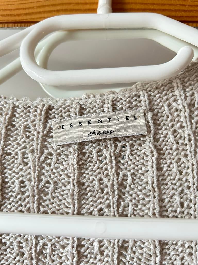 Pull long, Taille 38/40 (M), Beige, Comme neuf, Enlèvement