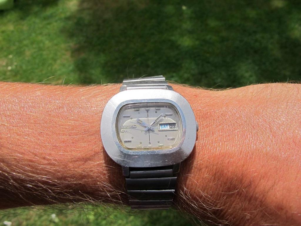 Vintage SS Seiko automatique LM 5606-5011 de 1974 révisé, Enlèvement ou Envoi