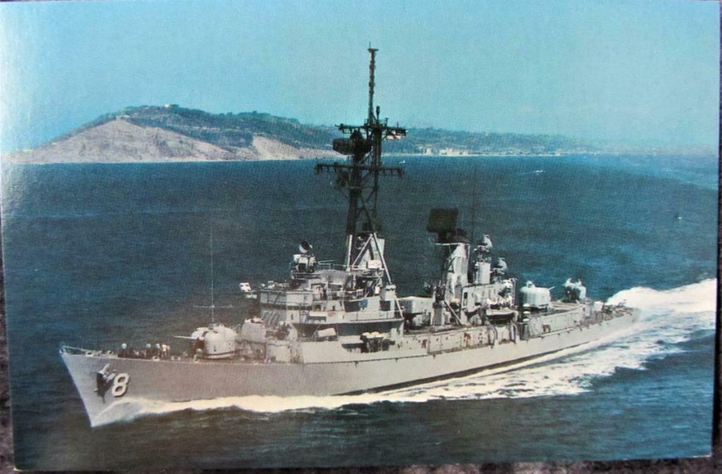 POSTKAART- AMERIKAANSE OORLOGSSCHEPEN- U.S.S.LYNDE MCCORMICK, Ophalen of Verzenden, Ongelopen, Buiten Europa