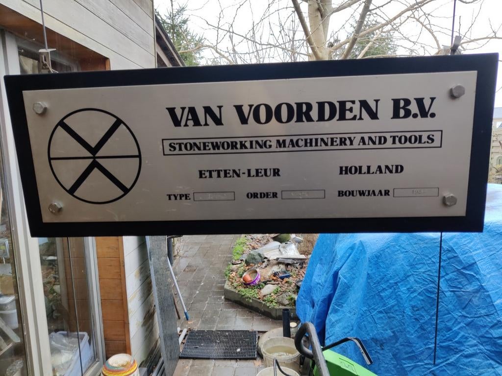 Naambord  51 cm op 16 cm, Ophalen of Verzenden