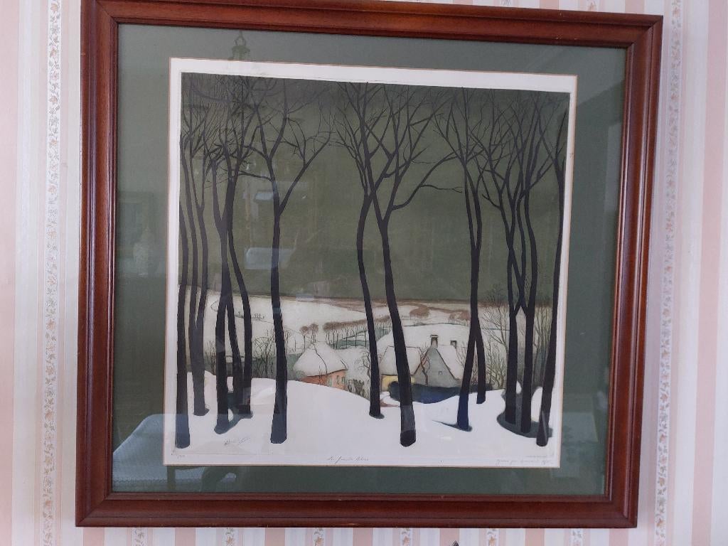 Lithographie de  Armand Apol, Antiquités & Art, Enlèvement