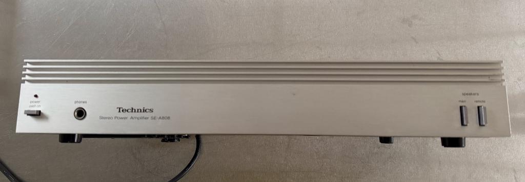Technics SE-A808 | Vintage Eindversterker, Audio, Tv en Foto, Versterkers en Ontvangers, Overige merken, Gebruikt, Ophalen of Verzenden