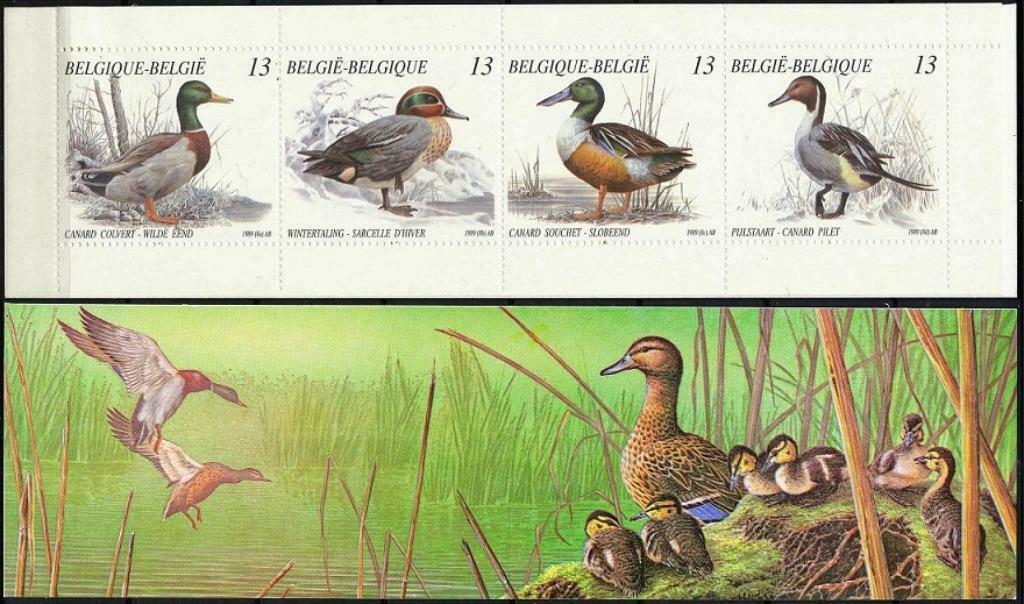 B19 Carnet de Timbres Nature Canards 1989, Enlèvement ou Envoi, Timbre-poste, Neuf