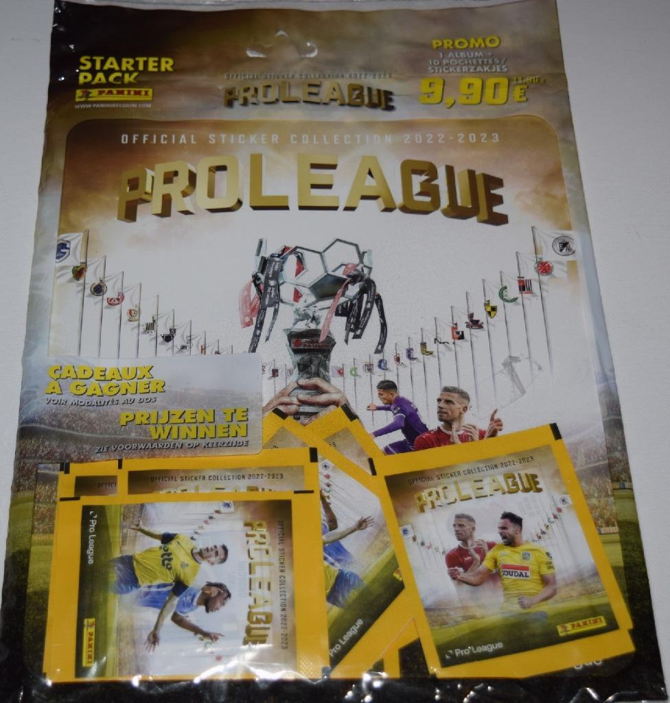 Panini Pro League 2022 - 2023 / Starterpack Album +524 stuks, Verzamelen, Verzenden, Nieuw, Poster, Plaatje of Sticker