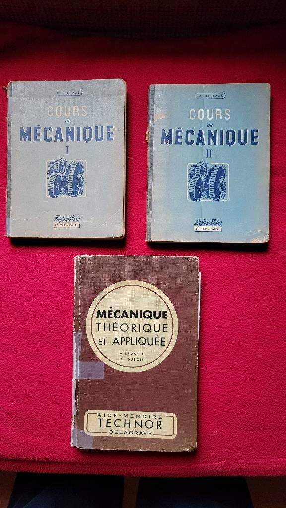 livre et cours de mécanique, Livres, Enlèvement, Utilisé, Enseignement supérieur