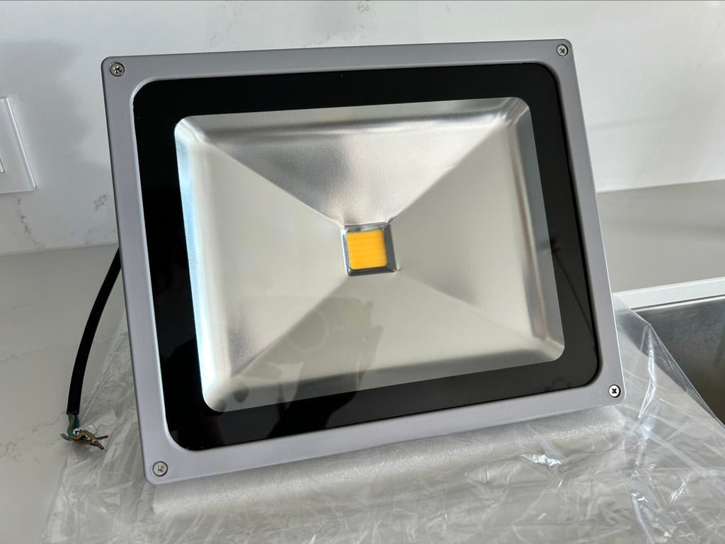 Perel LED-schijnwerper buitenverlichting 50W, Ophalen, Nieuw, Netvoeding, Led
