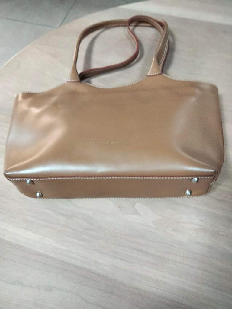 Handtas leder Emmy Wieleman, Kleding | Dames, Ophalen of Verzenden, Zo goed als nieuw