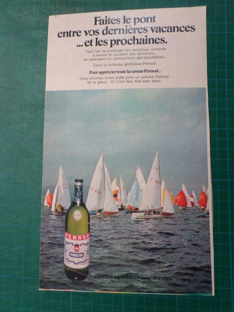 Pernod - publicité papier - 1972, Enlèvement ou Envoi, Utilisé, Autres types