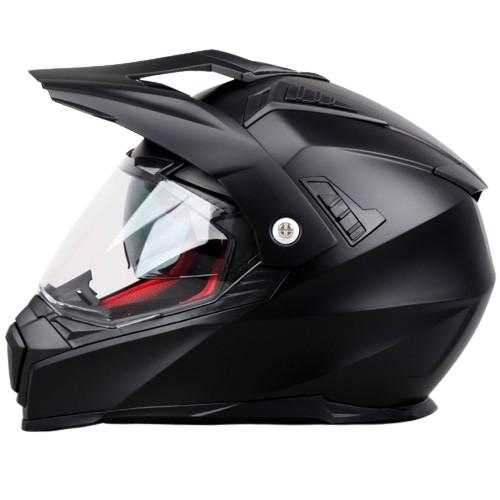 Casque Vito Cross avec visière Molino noir mat 1052 neuf, Motos, Autres marques, M, Neuf, avec ticket, Casque off road